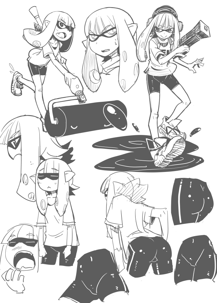 いかちゃんらくがきx